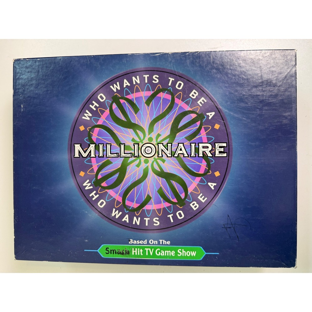 Pressman Who Wants To Be A‎ Millionaire Board Game 2000 Edition 1000 Cards 5000